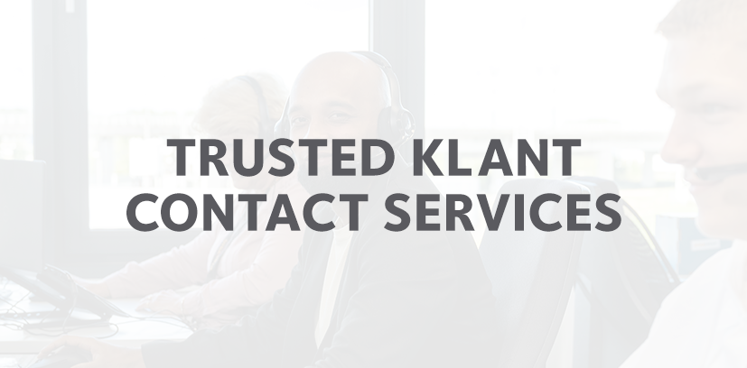 Trusted klant contact service